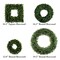 19.5 inches WreathRound UV Resistant Artificial Spring, Summer, Fall, or Winter Wreath - Outdoor/Indoor Wreaths for Front Door by Pure Garden
